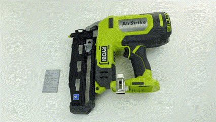 Ryobi battery powered brad nailer top